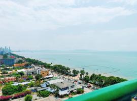 호텔 사진: Thiantong ocean view seaside condo 30m to Jomtien beach