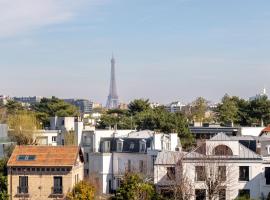 รูปภาพของโรงแรม: Charming apartment with view in Boulogne - Welkeys