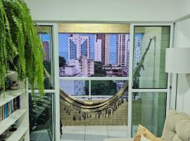 Фотография гостиницы: Lindo apartamento a 350m do mar!