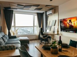 Ξενοδοχείο φωτογραφία: Luxury apartment in Central Park Burgas with amazing view + private parking space