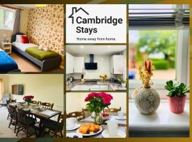 A picture of the hotel: Cambridge Stays 3BR House-Garden-Free Parking-15 min to centre-5 min to motorway
