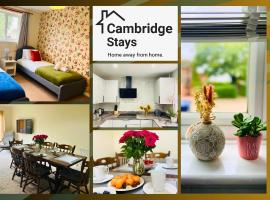 Hotel foto: Cambridge Stays 3BR House-Garden-Free Parking-15 min to centre-5 min to motorway