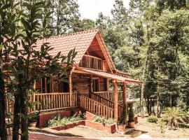 Cabañas Los Encinos, hotel em Acaxochitlán