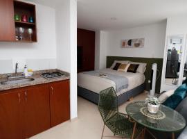 Hotelfotos: 605 Hermoso Aptoestudio Nuevo Amoblado Bajo Precio