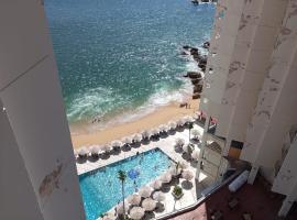 Hotel Foto: Departamento con hermosa vista al mar y acceso a playa, 2 albercas