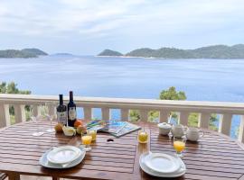 Terrace studios with panoramic seaview、Ubliのホテル