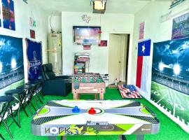 A picture of the hotel: A Blissful Townhome with a Game Room Near AT&T Stadium, Six Flags, DFW Airport