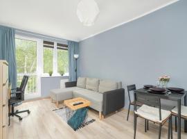 ホテル写真: One Bedroom Apartment in Poznań with Bathub and 2 Desks for Remote Work by Renters