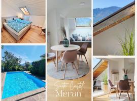 酒店照片: Suite Castel MeranO - panorama terrace and pool