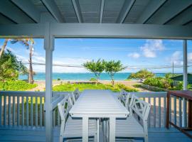 호텔 사진: Spacious Oceanfront Home on North Shore- 30 day