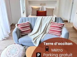 ホテル写真: Terre d'occitan-Metro-Parking-Balcon