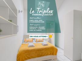 Хотел снимка: Le Triplex proche CNPE, PIPA, Via Rhôna