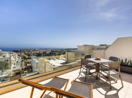 Fl7 TheLODGE-Amazing View w BIG Terrace by Homely, hotel in Mellieħa