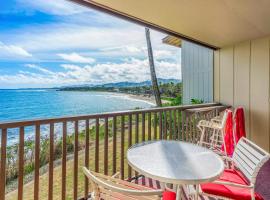 ホテル写真: Splendid Hawaiian Style Oceanfront View Second Floor Corner Condo at Wailua Bay View