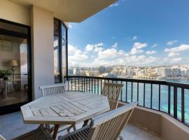 호텔 사진: Wonderful and spacious seaview apartment in Sliema