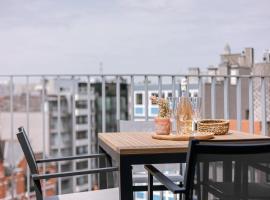 Zdjęcie hotelu: Cozy seaside apartment with terrace in central Oostende