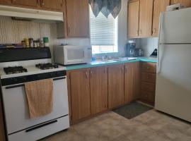 A rest after a day in the Death Valley desert, hotel in Scranton