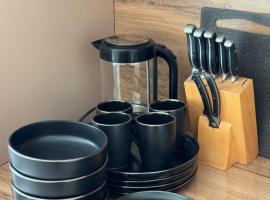 Новый микрорайон нефтяной столицы Нурсая 115 однокомнатная квартира, hotel v destinaci Atyraū