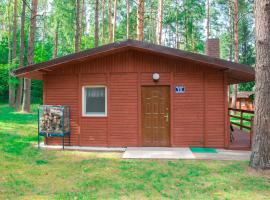 Domek letniskowy nad jeziorem w Gołdapi, Wczasowa72、ゴウダプのホテル