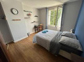 Le repère, 400m aéroport, 2 chambres, hôtel à Tillé