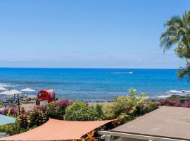 Direct Oceanview Paradise in a luxury condo 2B2B,AC, hotel in Kailua-Kona