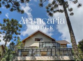Araucária Lodge - 800 metros do Capivari, ξενοδοχείο σε Campos do Jordão