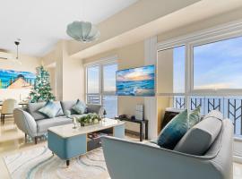 Ocean View Condo with Infinity Pool, Gym, Spa - Next to Okada, Solaire & MOA, hotel in Manila