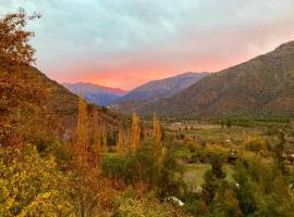 Cabaña Piedra y Viento, hotel v destinaci San José de Maipo