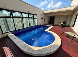 Flat Estaza Executive Moema Ibirapuera com garagem piscina 202