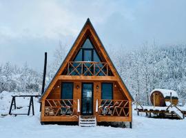 Villa Wood in Mestia N 2，位于梅斯蒂亚的酒店