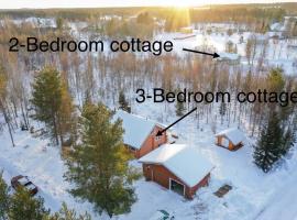 Log cottages in 10 min from Santa Claus Village-Sauna&FreeParking, ξενοδοχείο στο Ροβανιέμι