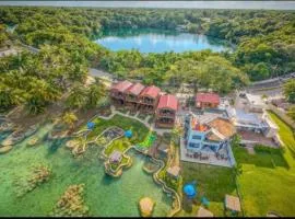 Blue Caribe Bacalar Front Lagoon