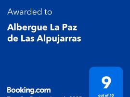 Albergue La Paz de Las Alpujarras, hôtel à Padules