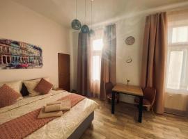 Kompletně vybavené studio u divadla - Wi-Fi zdarma,位于帕尔杜比采的酒店