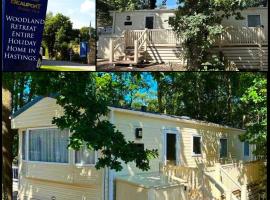 Woodland Retreat Entire Holiday Home in Hastings, hotell sihtkohas Hastings