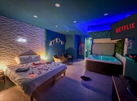 Love & Spa - Jacuzzi - Netflix - Métro - Wifi, hotel in Wasquehal