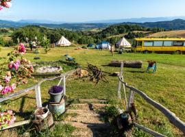 La Busuri Camp, Hotel in Roşia