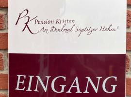 Pension und Ferienwohnung Kristen Am Denkmal Süptitzer Höhen, hotel in Zietenhof