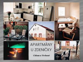 Apartmány u Zdeničky, ξενοδοχείο σε Chlum u Trebone