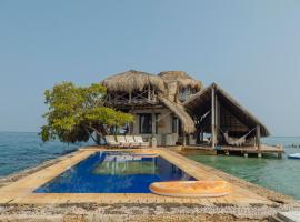 Isla Kalua - Private Ocean Villa, hôtel à Isla Pavitos