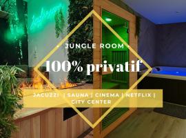Jungle Room - Sauna, Jacuzzi, Cinéma - Hyper Centre, hotel v destinaci Troyes
