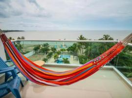 Apto De 3 Hab con Vista y Salida directa Al Mar, hotel em Estación El Salto