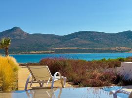 Farous seaside sunset villa II、アンティパロス島のホテル