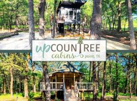 UpCountree Cabins Romantic Treehouse & Luxury Glamping, отель в городе Point