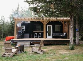 The Loft - Stargazing Tiny Home with Firepit, Wood Fired Pizza Oven & Movie Projector, hotel in Deseronto