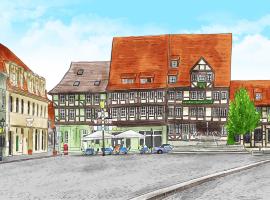 Hotel Zur Goldenen Sonne, hotel v destinaci Quedlinburg