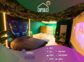 Capsule Avatar - Balneo Sauna Projecteur Nintendo, ξενοδοχείο σε Mons