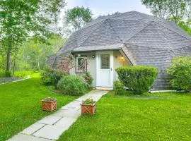 Unique Geodesic Dome Escape in Nature!