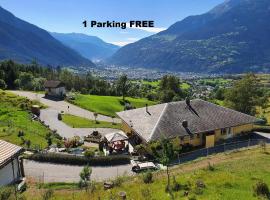 Panoramaplatz, hotel v destinaci Ried-Brig