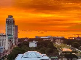 Angels Place Torre De Manila,Modern 1BR Condo Haven with Panoramic Sunset Views
